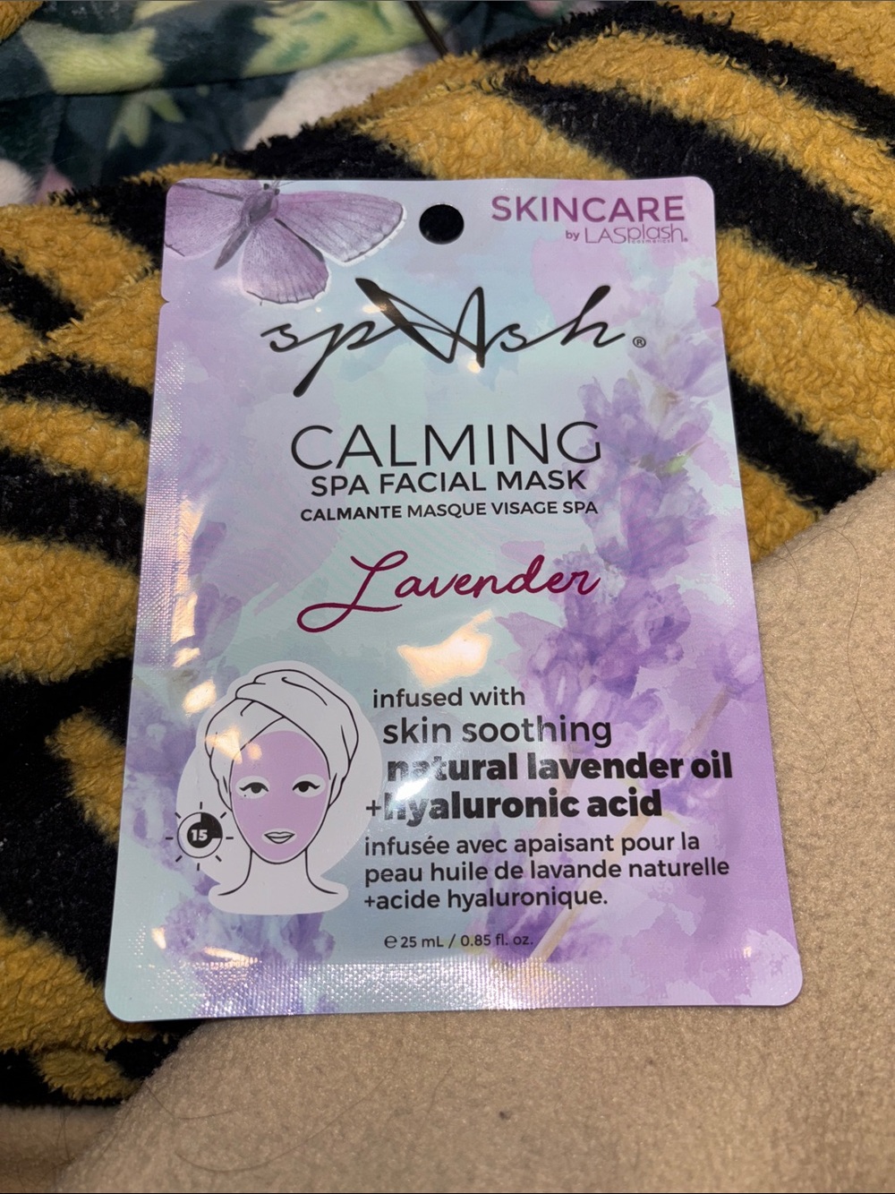 FREE W/ BUNDLE Lavender Face Mask
